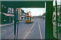 Trams in Lord Street, Fleetwood, 1975