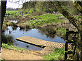 Pond dipping platform Hanningfield Reservoir reserve