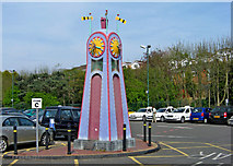 SO9183 : Public artwork at Stourbridge Park & Ride by P L Chadwick