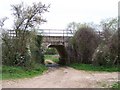 Bridge under railway near West Dean