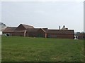 Outbuildings and farm shop at Battlefield Farm