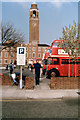 Barking town hall clock tower, 1988