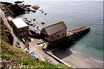 SW7011 : Lizard:  Old lifeboat station, Polpeor Cove by Dr Neil Clifton