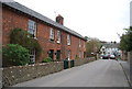 TQ4607 : Terraced cottages, The Street, Firle by N Chadwick