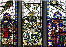 TF4609 : The church of SS Peter and Paul in Wisbech - medieval glass by Evelyn Simak
