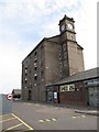 Clock on the warehouse