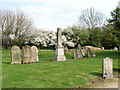 The church of SS Peter and Paul in Wendling - churchyard