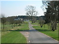 Track to Hollinwell Golf Club House