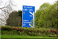 Motorway sign, Lisburn