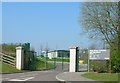 Entrance gates to High Wood Cemetery