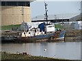 Trawler in the dock