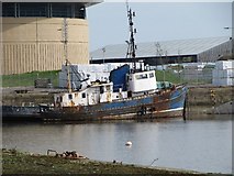 NO4130 : Trawler in the dock by Bill Nicholls
