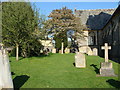 Church of Ss Martin and Mary, Chudleigh - the churchyard and north porch