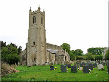 TF5315 : St John's church, Terrington St John by Evelyn Simak