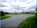 Road junction near Claxton Farm