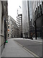 Looking from Fenchurch Avenue towards Lloyd