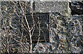 A plaque on the remains of Boghall Castle at Biggar