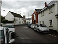 Cullompton: looking towards Pound Square from Brook Road