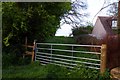 Stile and gate to the footpath