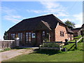 The clubhouse of Petworth Downs Golf Club