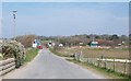 View up the road towards Abererch railway station