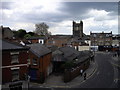 Looking down on Osborne Street Colchester