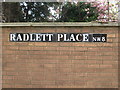 TQ2783 : Sign for Radlett Place, NW8 by Mike Quinn
