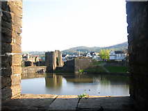 ST1586 : Caerphilly from the Castle by David Roberts