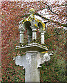 Stone signpost in the grounds of Ketteringham Hall