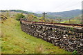 Embankment on the Ffestiniog Railway, Penrhyndeudraeth, Gwynedd