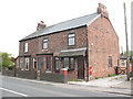 SJ7366 : Houses with postbox, Sproston Green by Stephen Craven