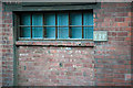 12 paned window and mystery wall tablet - Ledbury