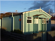 NT6678 : Blue Beach House at Winterfield Mains, Belhaven by Richard West