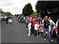 Queue waiting at Belfast Zoo