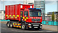 J3474 : Fire appliance, Belfast by Albert Bridge
