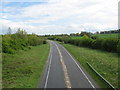 A45 from footbridge above, Daventry