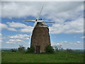 SP3342 : Windmill above Tysoe village by Jeremy Bolwell