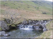 NY3608 : Waterfall, Rydal Beck by Michael Graham