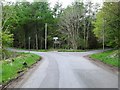 Canglour Glen, road junction