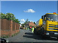 Spraying tar and laying chippings, Napton