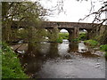 Taw Bridge on the river Taw as seen from downstream