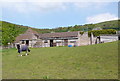 Bourton Farm buildings from the nearby public footpath