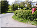 B1116 Laxfield Road & Goddards Corner Postbox