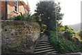 Footpath up steps off Barley Lane