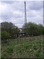 Railway store and radio mast