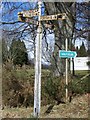 Old fingerpost, Northmuir