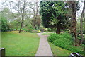 Landscaped garden near the church, Horsham