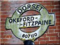 Finger post detail, Okeford Fitzpaine