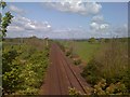 Train tracks near Mouswald