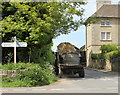 2010 : Farm vehicle at Grittleton crossroads